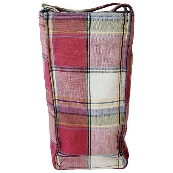 Vintage Longaberger Tote Lunchbag Basket With Flowers Spring - Picture 5 of 11